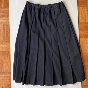 Come Des Garçons Girl pleated wool skirt